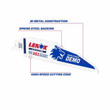 Lenox 205126066R 6" 6 TPI DEMOWOLF Reciprocating Saw Blade 2PK - 4