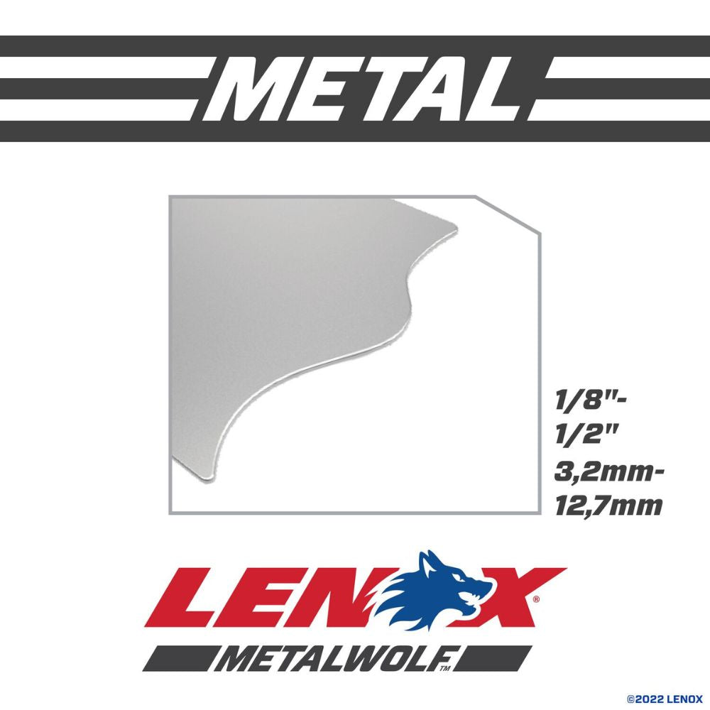 Lenox 20521318RC METALWOLF 3-5/8 in. 18 TPI Reciprocating Saw Blade (5 PK) - 2