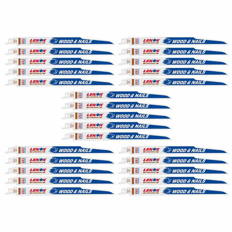 Lenox 20558B956R 9" 6 TPI LUMBERWOLF Reciprocating Saw Blade 25PK