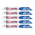 Lenox 20564614R 6 in. 14 TPI METALWOLF .035-in Thick WAVE EDGE Bi-Metal Reciprocating Saw Blade (5 Pack)