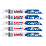 Lenox 20564614R 6 in. 14 TPI METALWOLF .035-in Thick WAVE EDGE Bi-Metal Reciprocating Saw Blade (5 Pack) - 2