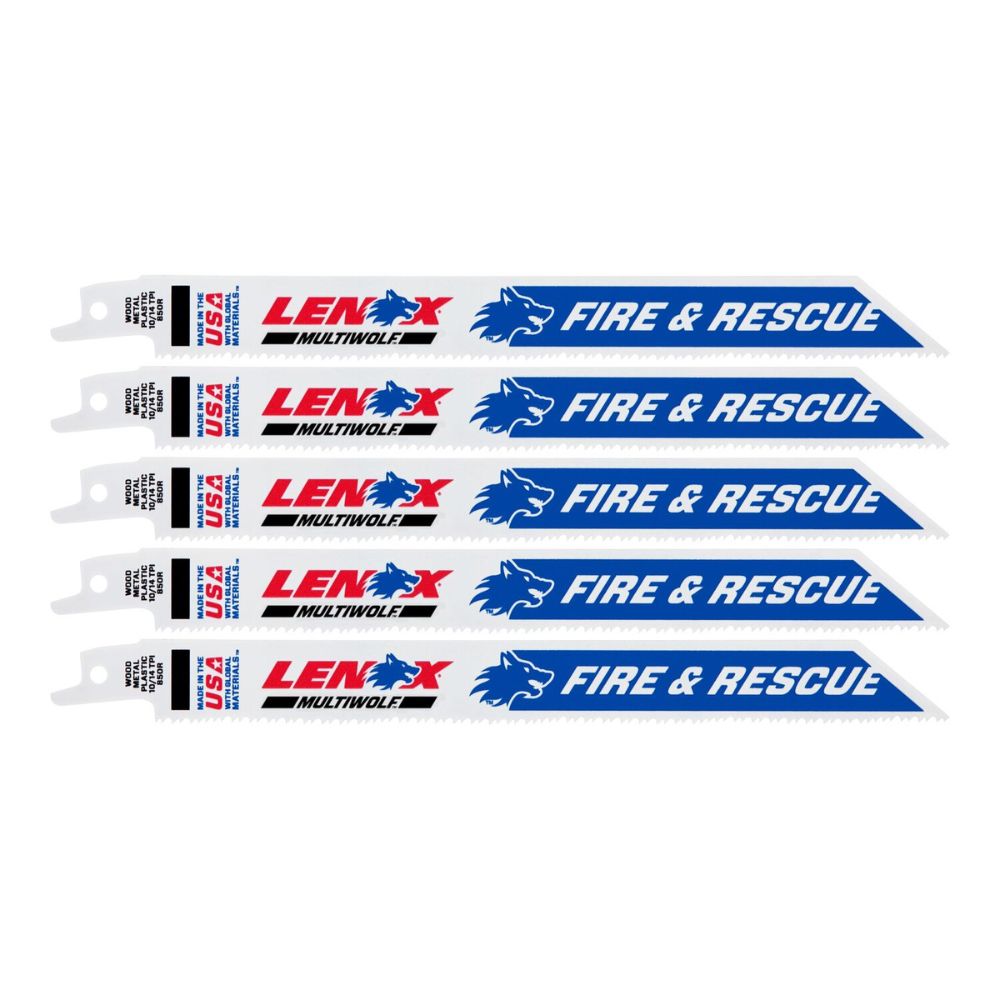 Lenox 20577850R MULTIWOLF 8 in. 14 TPI WAVE EDGE Reciprocating Saw Blade (5 PK)