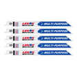 Lenox 20580810R MULTIWOLF 8 in. 10 TPI WAVE EDGE Reciprocating Saw Blade (5 PK)