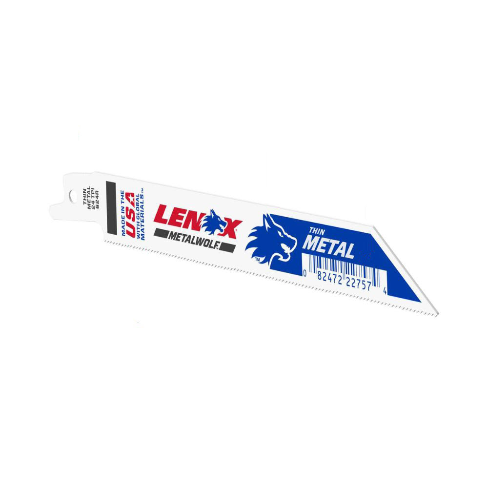 Lenox 22757OSB624R METALWOLF 6 in. 24 TPI WAVE EDGE Reciprocating Saw Blade