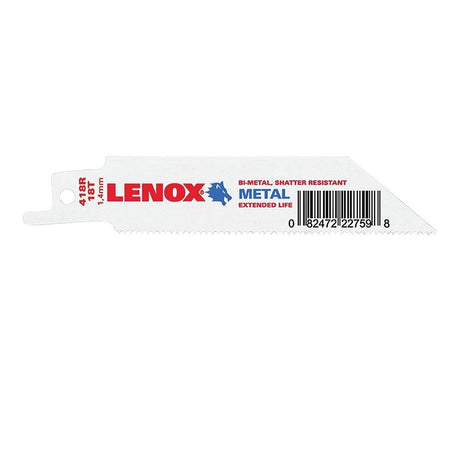 Lenox 22759OSB418R METALWOLF 4 in. 18 TPI WAVE EDGE Reciprocating Saw Blade