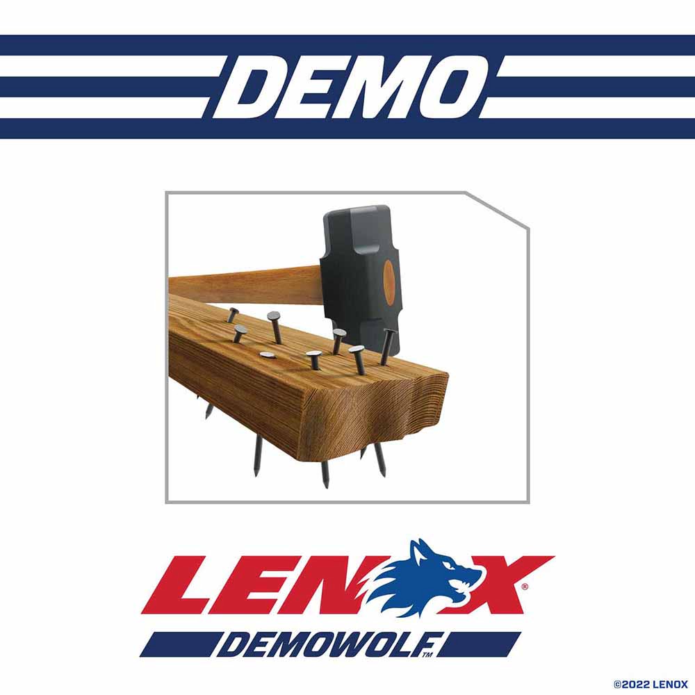 Lenox 22763OSB966R 9" 6 TPI DEMOWOLF Reciprocating Saw Blade - 2