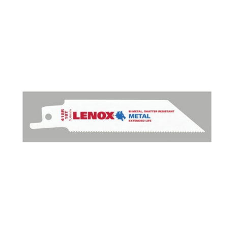 Lenox 418R 4" 18TPI Bi-Metal Recip Blades