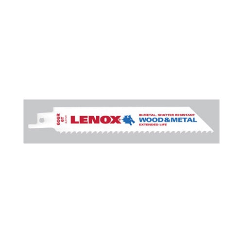 Lenox 606R 6" 6TPI Recipro blade (5PK)