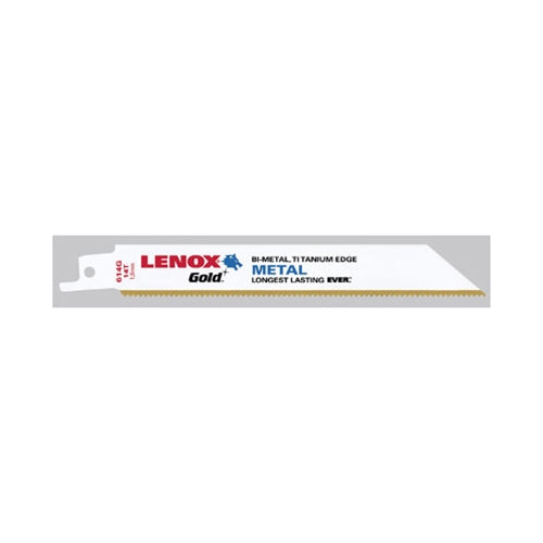 Lenox 614G gold blade 6"x14tpi recip. (5pk)