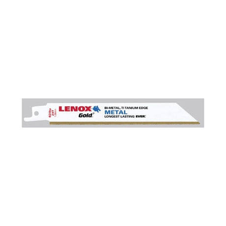 Lenox 624G gold blade 6"x24tpi recip. (5pk)