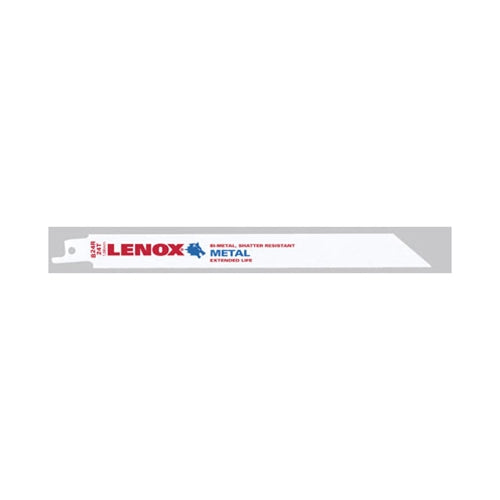 Lenox 824R 8" 24TPI Reciprocating Blade 5Pk