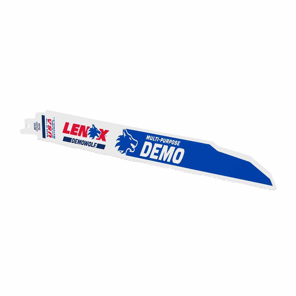 Lenox LXAR1250R 5-Pack Bi-Metal 12-in 10-TPI Demolition Reciprocating Saw Blade - 3