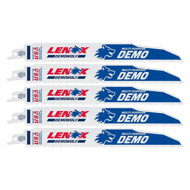 Lenox LXAR950R 5-PK 9-In 10TPI Reciprocating Blade