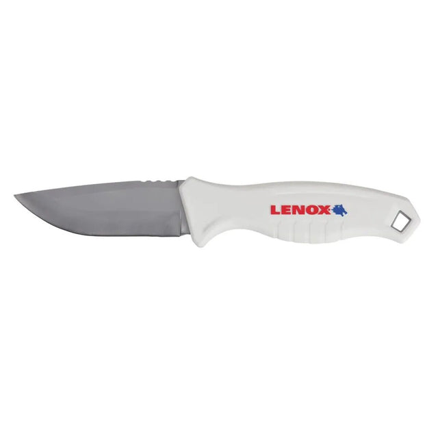 Lenox LXHT14701 Fixed Blade Tradesman Utility Knife with 4" Stainless Steel Blade and Sheath
