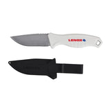 Lenox LXHT14701 Fixed Blade Tradesman Utility Knife with 4" Stainless Steel Blade and Sheath - 2