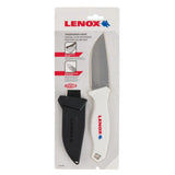 Lenox LXHT14701 Fixed Blade Tradesman Utility Knife with 4" Stainless Steel Blade and Sheath - 3
