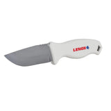 Lenox LXHT14701 Fixed Blade Tradesman Utility Knife with 4" Stainless Steel Blade and Sheath - 4