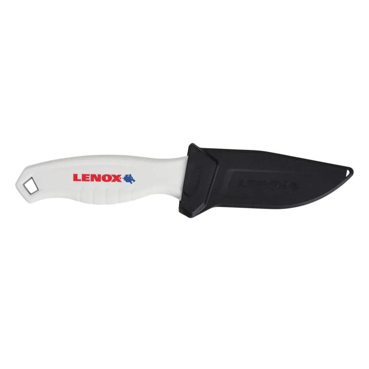 Lenox LXHT14701 Fixed Blade Tradesman Utility Knife with 4" Stainless Steel Blade and Sheath - 5