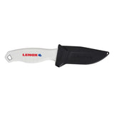 Lenox LXHT14701 Fixed Blade Tradesman Utility Knife with 4" Stainless Steel Blade and Sheath - 5