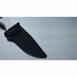Lenox LXHT14701 Fixed Blade Tradesman Utility Knife with 4" Stainless Steel Blade and Sheath - 9
