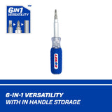 Lenox LXHT68005 6-in-1 Multi-Bit Screwdriver - 7