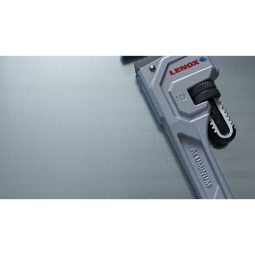 Lenox LXHT90610 10" Aluminum Pipe Wrench - 9
