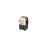 Leviton 9650-P 50 Amp 250 Volt NEMA 6-50P Angled Straight Blade Industrial Plug Black