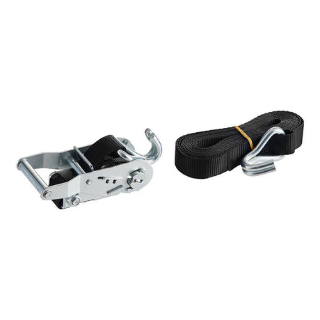 Lift-All 6A101 1" x 15 Foot Polyester U-Hook Tie-Down Strap with Ratchet