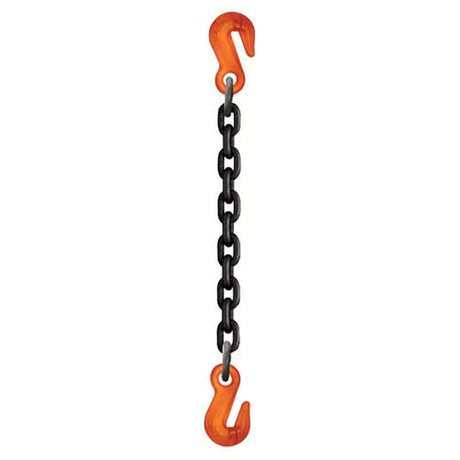 Lift All 38SGGW10X20 SGG 3/8" x 20' Chain Sling w Orange Hooks & Osha Tag (8,800K)