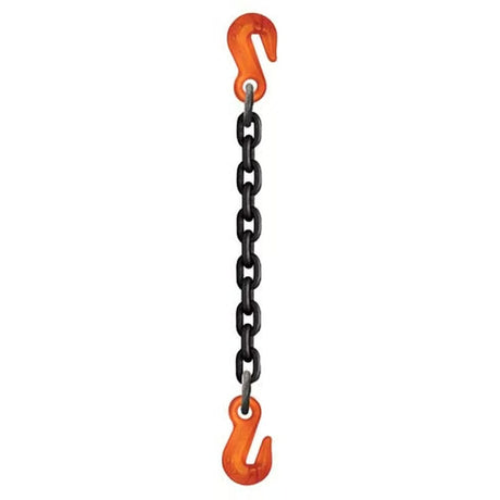 Lift All 38SGGW10X20 SGG 3/8" x 20' Chain Sling w Orange Hooks & Osha Tag (8,800K)