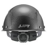 Lift Safety HDCC-17KG DAX Carbon Fiber 6-Point Suspension Cap, Gloss Black - 2