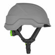 Lift Safety HRX-22YE2 Radix Type 2 Non-Vented Grey Safety Helmet, Class E
