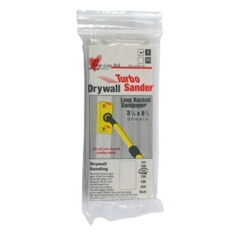 Love-Less Ash 54501 100 Grit Sandpaper, 5 Pack