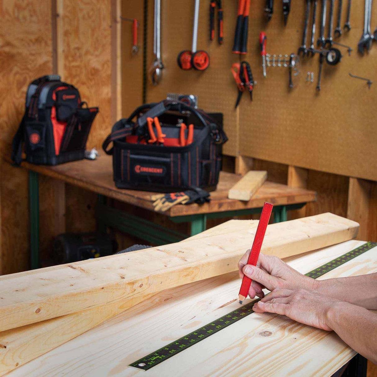 Lufkin ALR36B 36" Nite Eye Aluminum Rule - 6