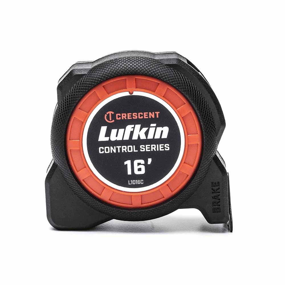 Crescent Lufkin L1016C-02 1-3/16" x 16' Command Control Series Yellow Clad Tape Measure - 2