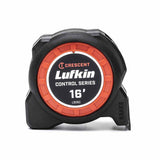 Crescent Lufkin L1016C-02 1-3/16" x 16' Command Control Series Yellow Clad Tape Measure - 2