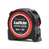 Crescent Lufkin L1035CME-02 1-3/16" x 10m/33' Command Control Series Yellow Clad Tape Measure - 2