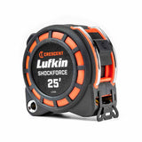 Lufkin L1125-02 1-3/16" x 25' Shockforce G1 Dual Sided Tape Measure - 2