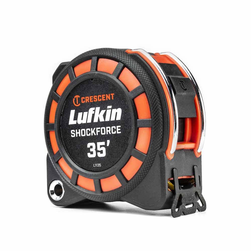 Lufkin L1135-02 1-3/16" x 35' Shockforce G1 Dual Sided Tape Measure - 2