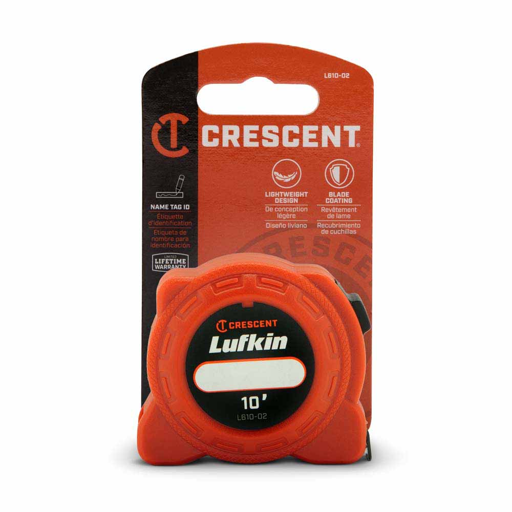 Crescent Lufkin L610-02 1/2" x 10' L600 Series Power Tape Measure - 2