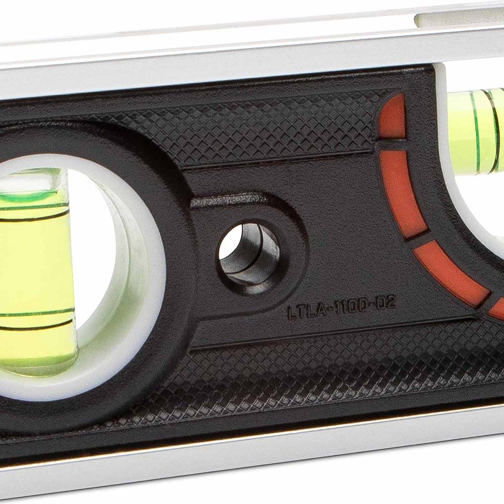 Lufkin LTLA1100-02 9” Aluminum Torpedo Level - 5