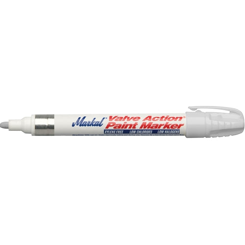 Markall 96820 White Valve Action Paint Marker