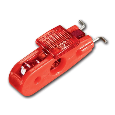 MasterLock S2391 Miniature Circuit Breaker Lockout (Red Tab) - Wide Toggles