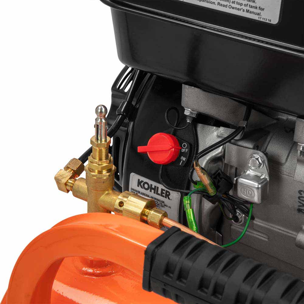 Industrial Air CTA6590412 4 Gal. 155 PSI Kohler Gas Powered Oil Free Portable Air Compressor - 6