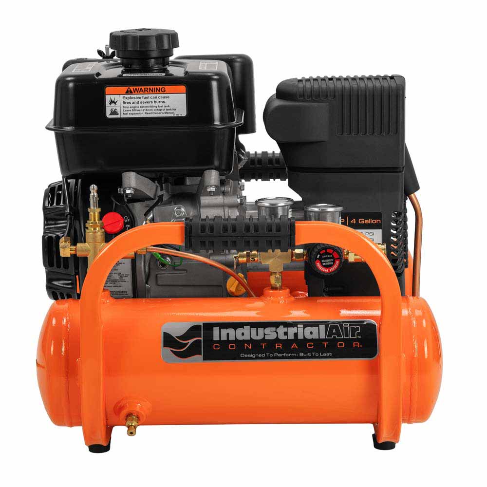 Industrial Air CTA6590412 4 Gal. 155 PSI Kohler Gas Powered Oil Free Portable Air Compressor - 7