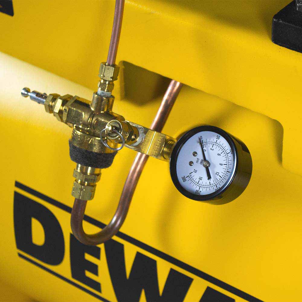 DeWalt DXCMH1393075 30 Gal. 2-Stage Portable Gas-Powered Truck Mount Air Compressor - 9