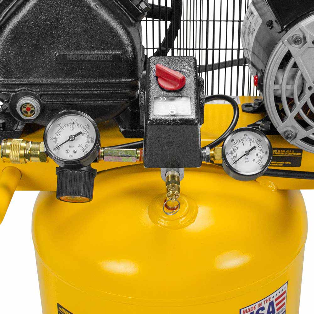 DeWalt DXCMLA1682066 20 Gal. 155 PSI Single Stage Portable Electric Air Compressor - 7