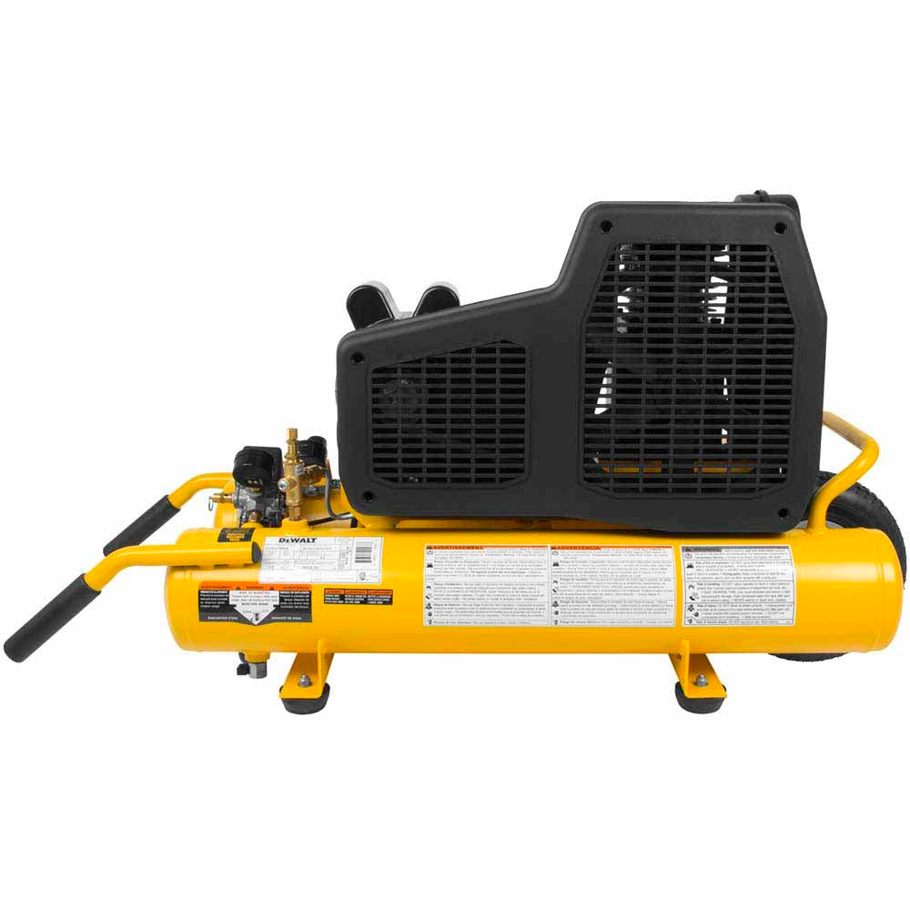 DeWalt DXCMTA1980854 8 Gal. 155 PSI 1.9 HP Electric Dual Voltage Wheelbarrow Air Compressor - 4