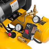 DeWalt DXCMTA1980854 8 Gal. 155 PSI 1.9 HP Electric Dual Voltage Wheelbarrow Air Compressor - 7