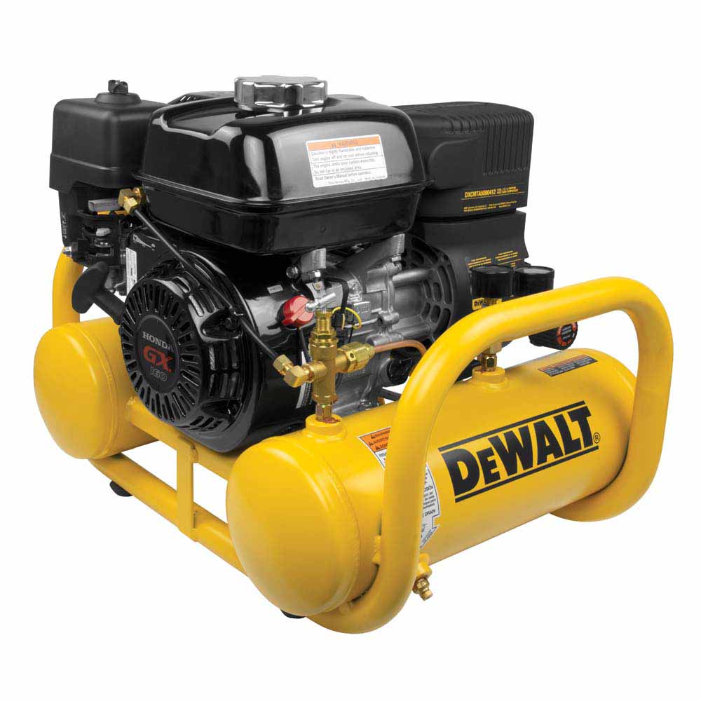 DeWalt DXCMTA5590412 4 Gal. Portable Honda Gas Powered Oil Free Direct Drive Air Compressor - 2